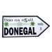 Donegal Shamrock Wooden Road Sign Magnet