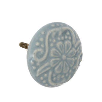 Door Knob Aniya Blue
