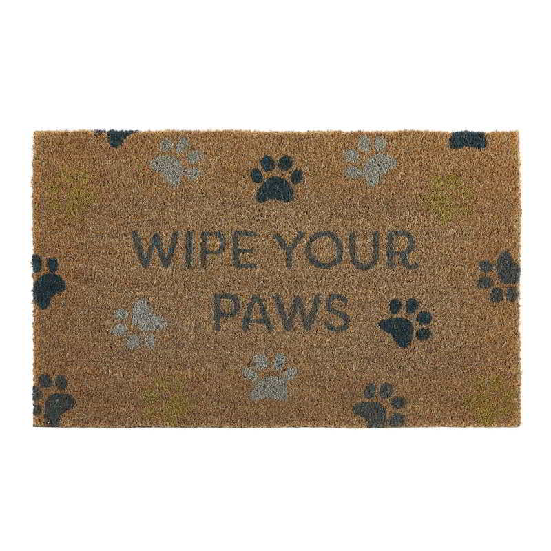 My Mat Coir Wipe Your Paws Door Mat 45cm x 75cm