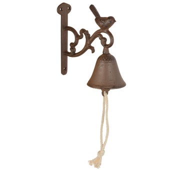 Doorbell Bird Cast Iron - Rustic Traditional Doorbell with Bird Design