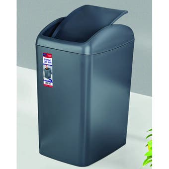 Dosco Anthracite Swing Lid Bin 40L