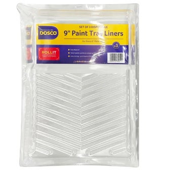 Dosco Disposable PET liners for 9″ Roller Tray - Set of 3