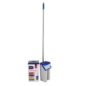 Dosco Ultra-Compact Flat mop & Bucket Set