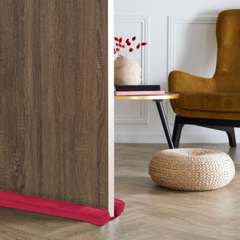 Double Door Draft Stopper – 80cm Fabric Draught Excluder (Assorted Colours)