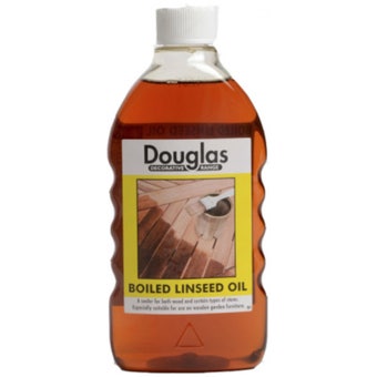 Douglas Boiled Linseed Oil 500ml I Premium Finish for Reviving, Protecting and Enhancing Wood