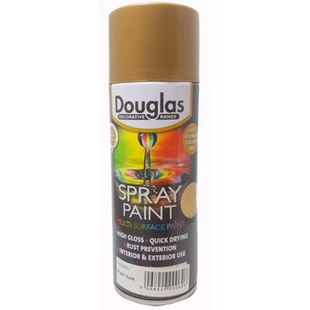 Douglas Multi Surface Spray Paint 400ml Bright Gold