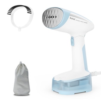 TEFAL Tefal Access Steam Pocket DT3041 Handheld Clothes Steamer – 1300W / White & Sky Blue