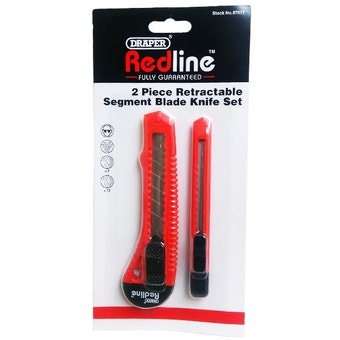 Draper Redline™ 2 Piece Retractable Segment Blade Knife Set