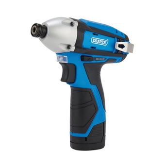 Draper 12V Impact Driver 14 Hex with 1x 1.5Ah Battery and 1x Fast Charger