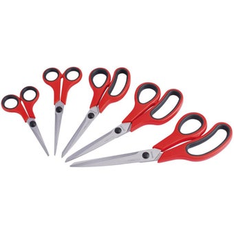 Draper Redline® 5-Piece Household Scissor Set – Precision Cutting for Every Task