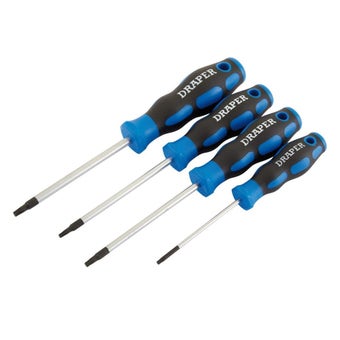 Draper TX-STAR® Soft Grip Screwdriver Set - 4 Piece