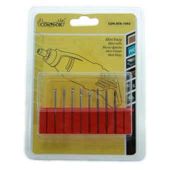 Drel 10pc Mini Drill Bit Set - 0.6 - 2.3mm