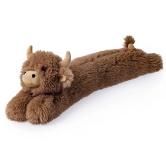 Hairy Highland Cow Draught Excluder – Cosy Door Snuggler 80 x 22 cm