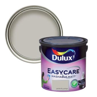 Dulux Easycare Matt Emulsion paint 2.5L - Perfectly Greige