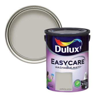 Dulux Easycare Matt Emulsion paint 5L - Perfectly Greige