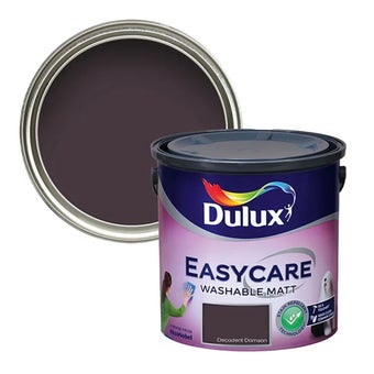 Dulux Easycare Matt Wall paint 2.5L - Decadent Damson