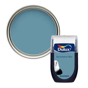 Dulux Easycare Stonewashed Blue Matt Wall paint 30ml