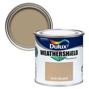 Dulux Weathershield Smooth Matt Masonry paint 250ml Tester pot - Inch strand