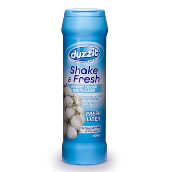 Duzzit Shake & Fresh Carpet Odour Neutraliser Fresh Linen 500g