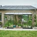 The Halls Qube Lean-to Greenhouse (Includes Base)-6ft x 12ft