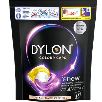 Dylon Dark Fabric Dye Capsules – 18 Washes of Deep, Lasting Colour