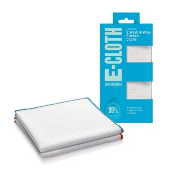 E-Cloth 2 Antibacterial Wash & Wipe Kitchen Cloths