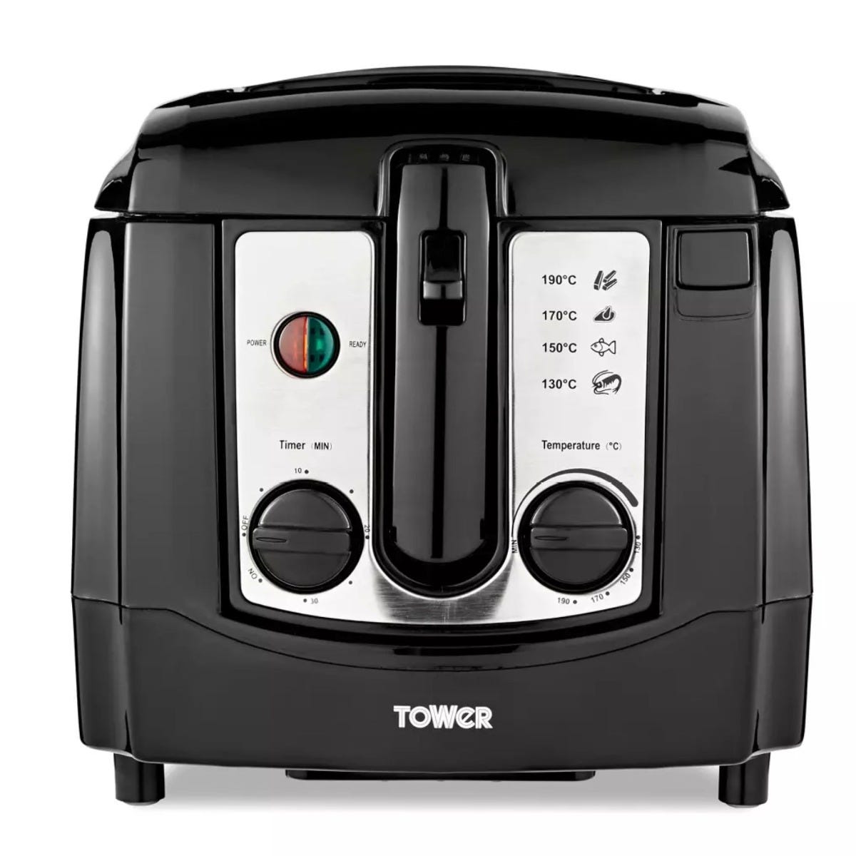 Tower 3.0L Deep Fat Fryer | 2300W Easy Clean Fryer with Timer, Viewing Window & Carbon Filter