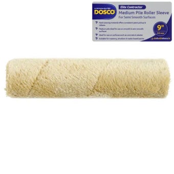 Elite Contractor Medium Pile Roller Sleeve 9″