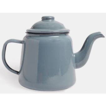Enamel Tea Pot - Grey