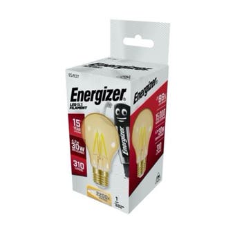 Energizer 4W (30W) E27 LED GLS Antique Gold Filament