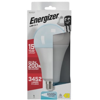 Energizer LED 24.9W (200W) 3452 Lumens E27 OPAL GLS Lamp Daylight 6500K