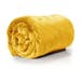 Enzo Fleece Throw Bamboo Yellow - 130cm x 180cm