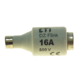 ETI 16 Amp DZ2 Fuse 500V I Ceramic Bottle Fuse for Electrical Protection