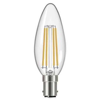 Eveready 4W (40W) B15 LED Clear Filament Candle 470 Lumens Boxed I Each