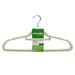 Velvet Hangers Ivory 5 Pack | Non-Slip Slimline Clothes Hangers for Coats, Shirts and Suits