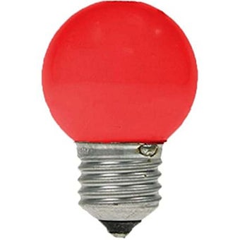 Evolamp 1W ES LED Golf Ball Bulb – Red | EVLEDGB1ESR/PF