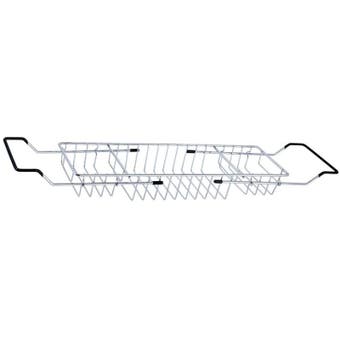 Extendable Over Bath Rack - Chrome Finish