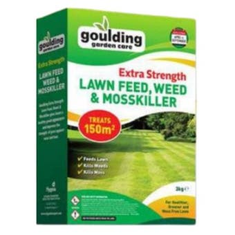 Goulding Extra Strength Lawn Feed, Weed & Moss Killer