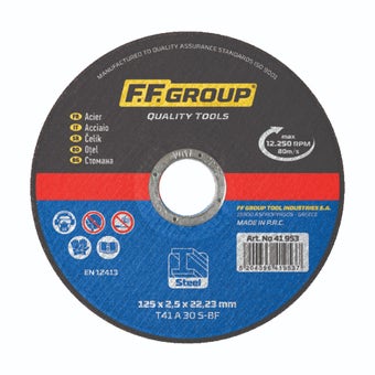 F.F Group Cutting Disc for Steel 115 × 2.5mm