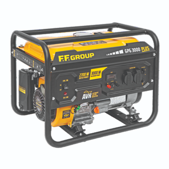 F.F Group Petrol Generator Gpg 3000 Plus, 1Ph, 3.0Kva, 212Cc, Recoil Start