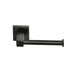 Fackelmann Wall-Mounted Toilet Roll Holder - Matt Black