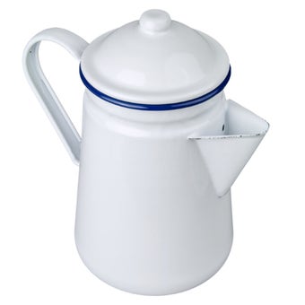 Falcon Enamel Coffee Pot 13cm/1.3L in White