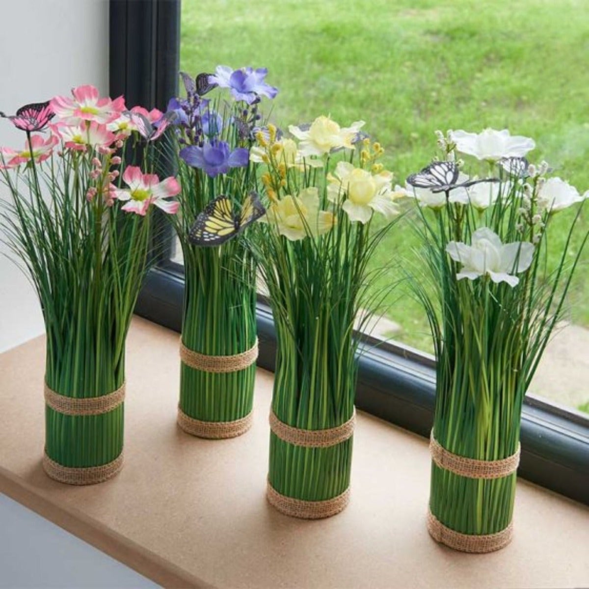 Faux flowers Bouquet - Flutterettes I Assorted Colours 