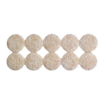 Woodside 19mm Round Felt Pads - Pack Of 20