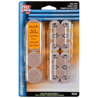 Feltgard Pads Nails-On Heavy Duty Felt Pads - 20 pieces