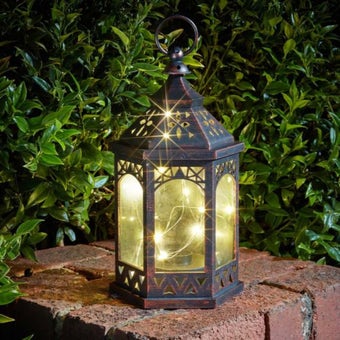 Firefly Maroc – Moroccan Style Lantern with Warm White LED Lights