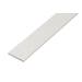 Flat Bar PVC White - 25mm x 2 mm / 1m