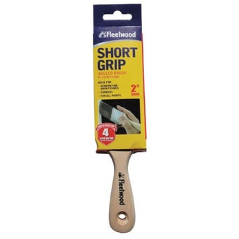 Fleetwood 2" 50mm Short Grip Angled Paint Brush