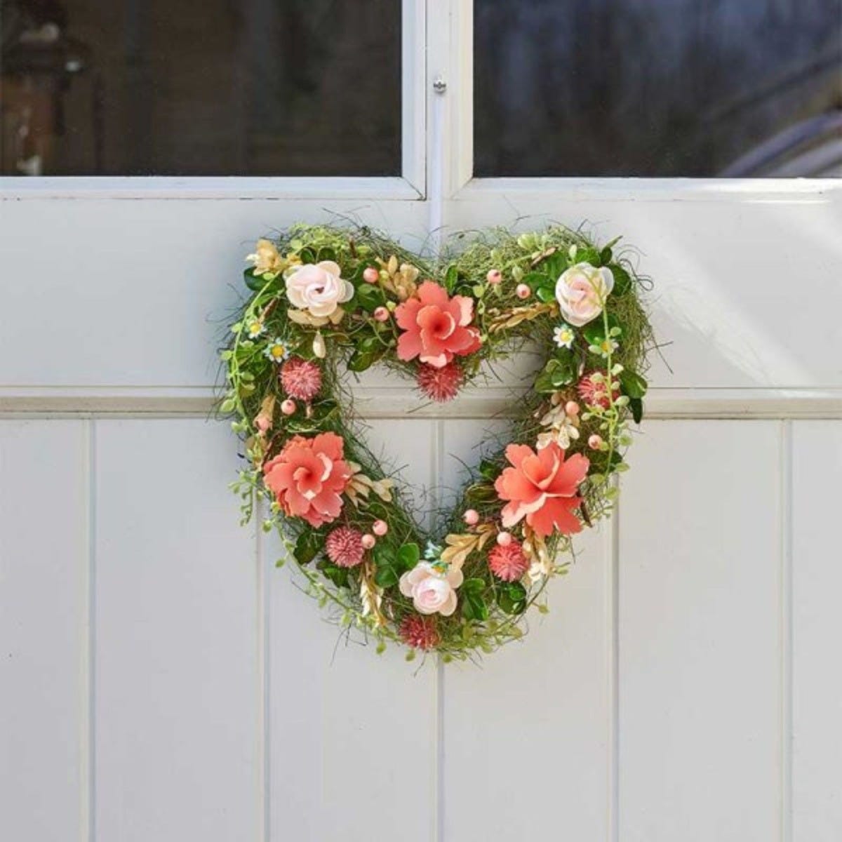 Floraheart Artificial Wreath I Weather & UV Resistant I 30cm 