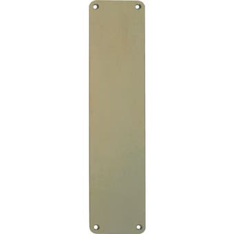 Finger Plate Brass 325x75